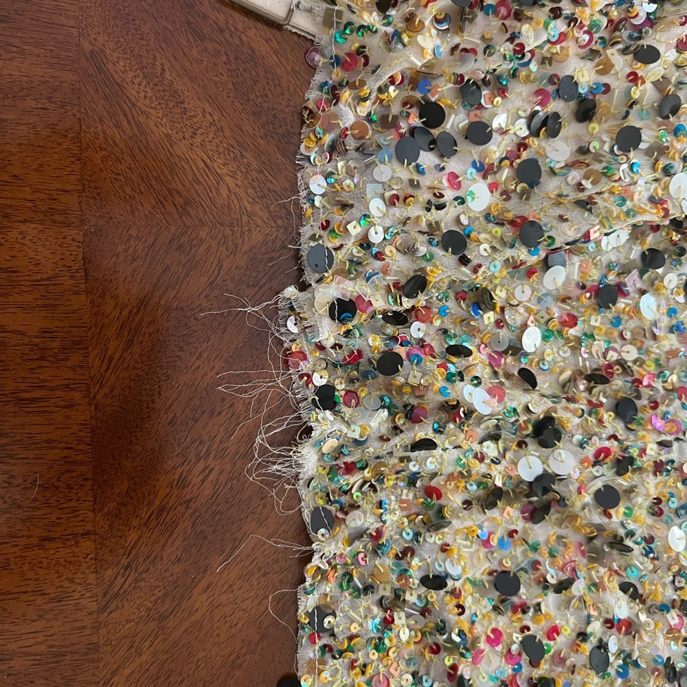 3.1 Phillip Lim Cream Sequin Embellished Jacket - Picture 7 of 7